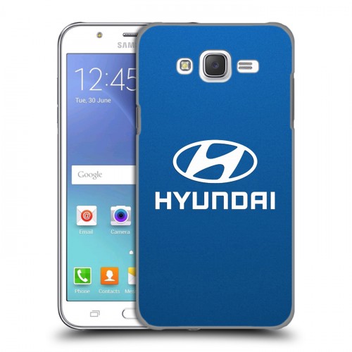 Дизайнерский пластиковый чехол для Samsung Galaxy J5 Hyundai