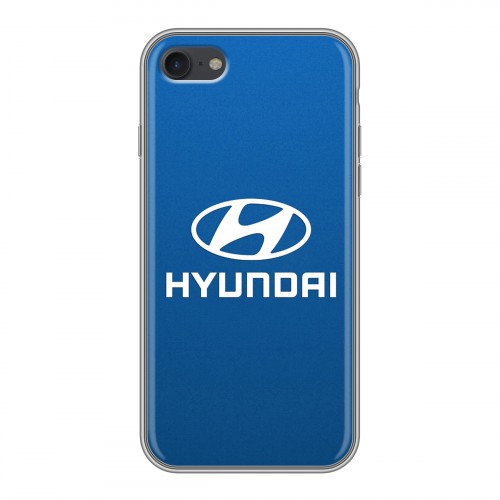 Дизайнерский силиконовый чехол для Iphone 7 Hyundai