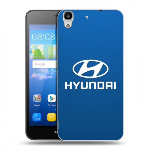 Дизайнерский пластиковый чехол для Huawei Y6 Hyundai