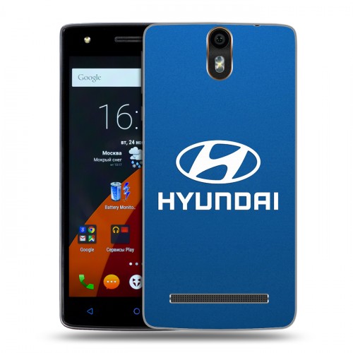 Дизайнерский силиконовый чехол для Wileyfox Storm Hyundai