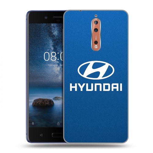 Дизайнерский пластиковый чехол для Nokia 8 Hyundai