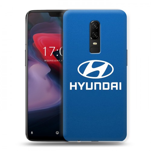 Дизайнерский пластиковый чехол для OnePlus 6 Hyundai