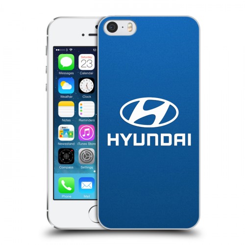 Дизайнерский пластиковый чехол для Iphone 5s Hyundai