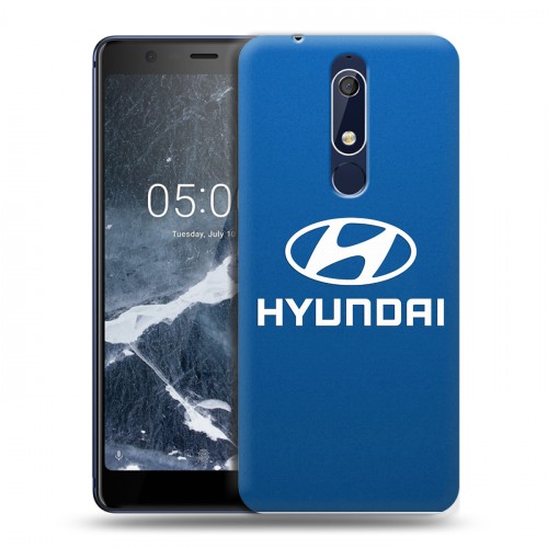 Дизайнерский пластиковый чехол для Nokia 5.1 Hyundai