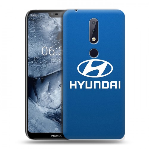 Дизайнерский пластиковый чехол для Nokia 6.1 Plus Hyundai