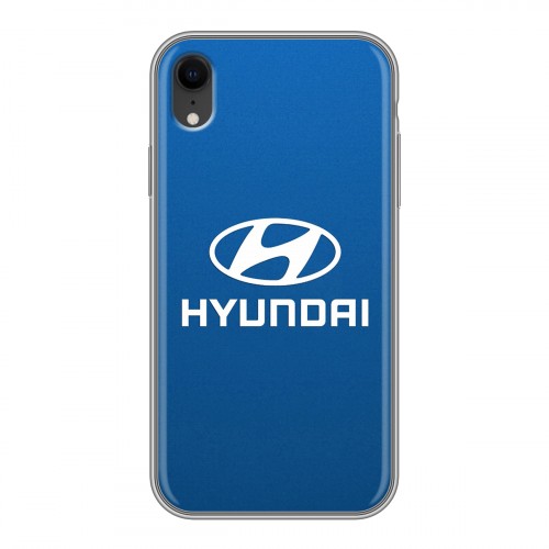 Дизайнерский пластиковый чехол для Iphone Xr Hyundai