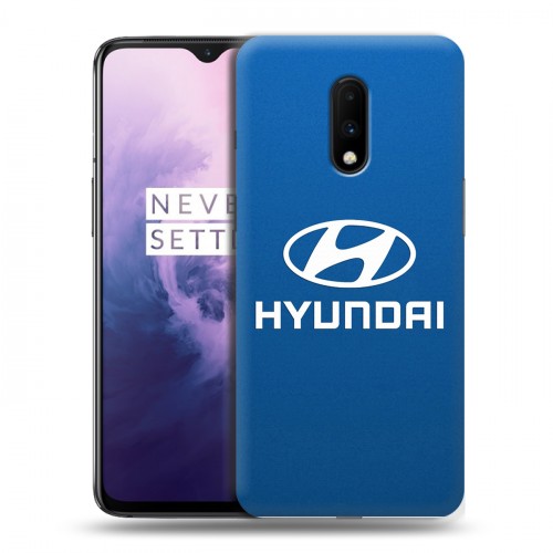 Дизайнерский пластиковый чехол для OnePlus 7 Hyundai