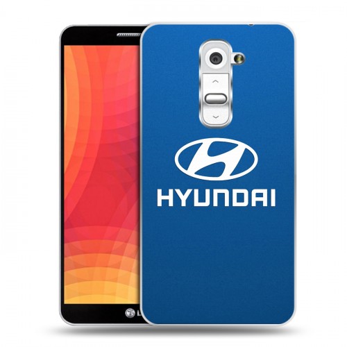 Дизайнерский пластиковый чехол для LG Optimus G2 Hyundai