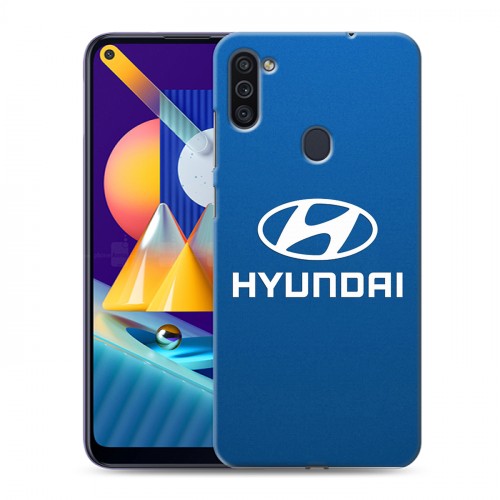 Дизайнерский пластиковый чехол для Samsung Galaxy M11 Hyundai