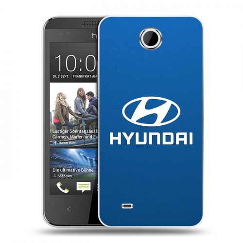 Дизайнерский пластиковый чехол для HTC Desire 300 Hyundai