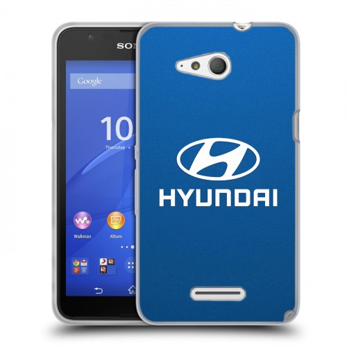 Дизайнерский пластиковый чехол для Sony Xperia E4g Hyundai