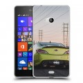 Дизайнерский пластиковый чехол для Microsoft Lumia 540 Hyundai