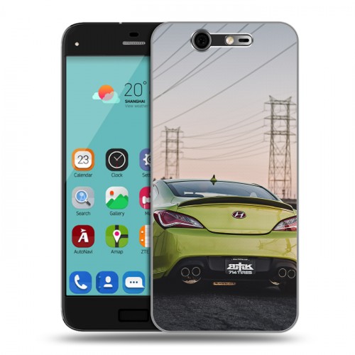 Дизайнерский силиконовый чехол для ZTE Blade S7 Hyundai