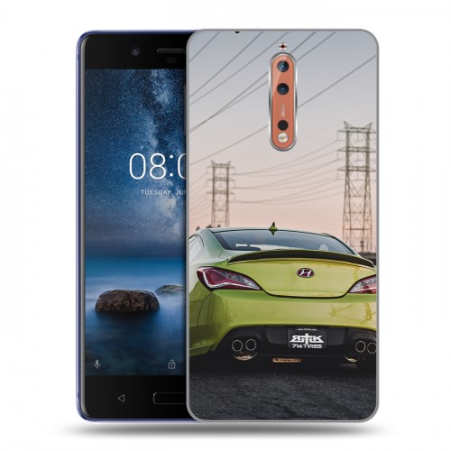 Дизайнерский пластиковый чехол для Nokia 8 Hyundai