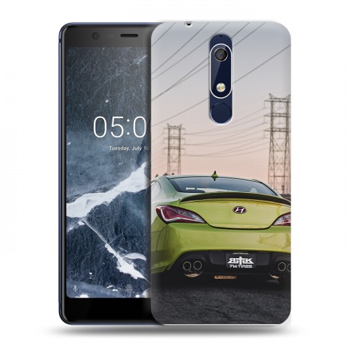 Дизайнерский пластиковый чехол для Nokia 5.1 Hyundai