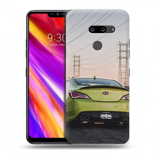 Дизайнерский пластиковый чехол для LG G8 ThinQ Hyundai