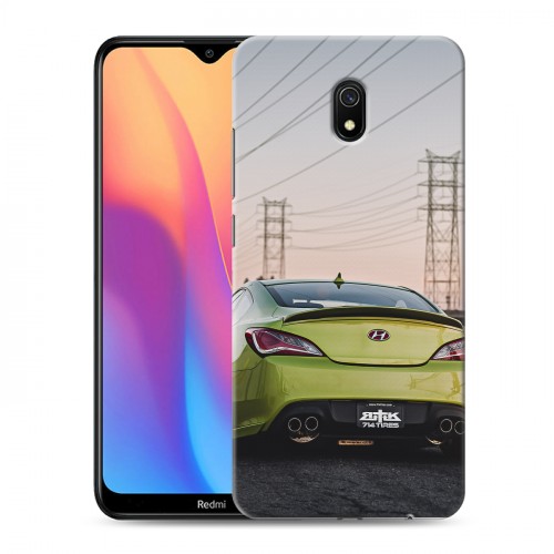 Дизайнерский силиконовый с усиленными углами чехол для Xiaomi RedMi 8A Hyundai