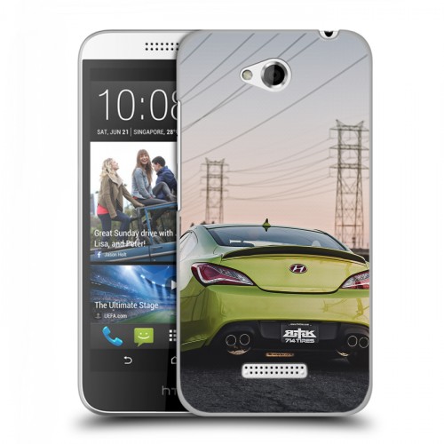 Дизайнерский пластиковый чехол для HTC Desire 616 Hyundai