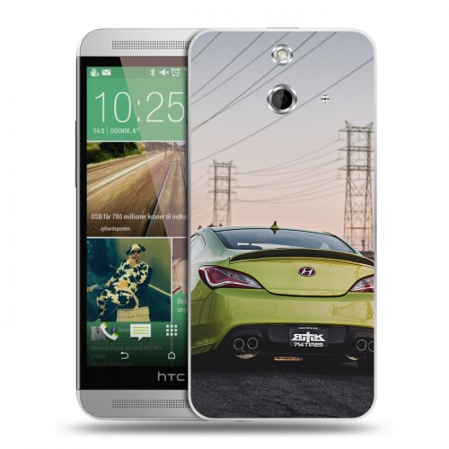 Дизайнерский пластиковый чехол для HTC One E8 Hyundai