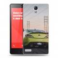 Дизайнерский силиконовый чехол для Xiaomi RedMi Note Hyundai