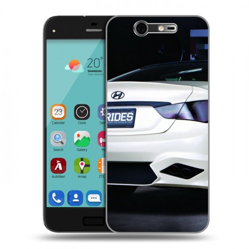 Дизайнерский силиконовый чехол для ZTE Blade S7 Hyundai