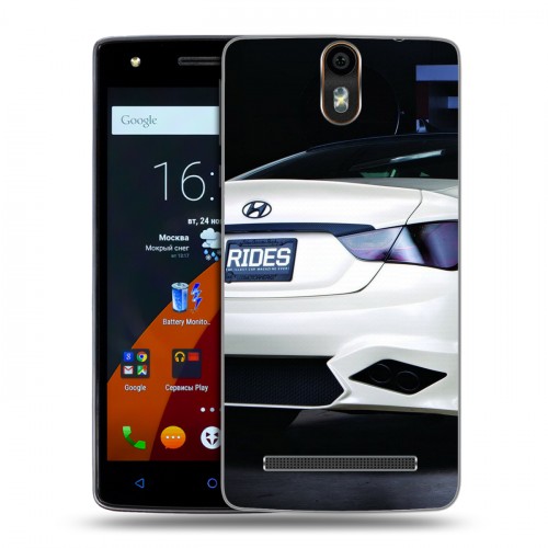 Дизайнерский силиконовый чехол для Wileyfox Storm Hyundai