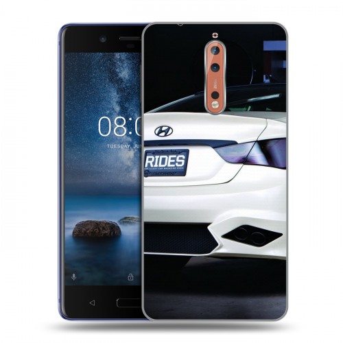 Дизайнерский пластиковый чехол для Nokia 8 Hyundai