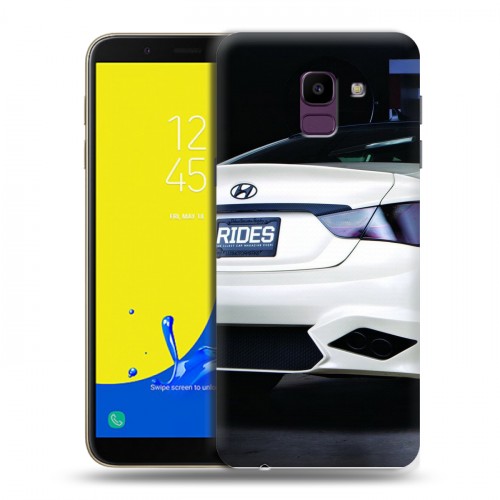 Дизайнерский пластиковый чехол для Samsung Galaxy J6 Hyundai