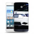 Дизайнерский пластиковый чехол для Huawei Ascend D2 Hyundai