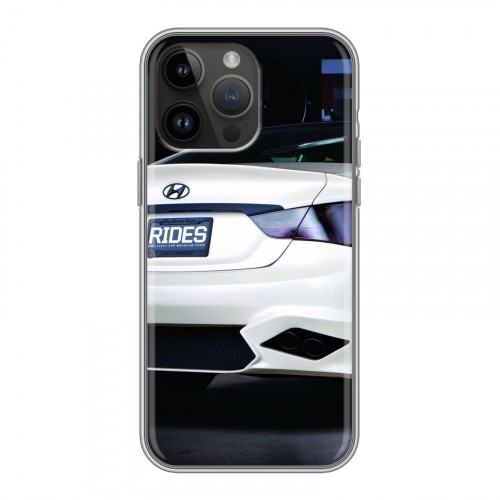 Дизайнерский силиконовый чехол для Iphone 14 Pro Max Hyundai