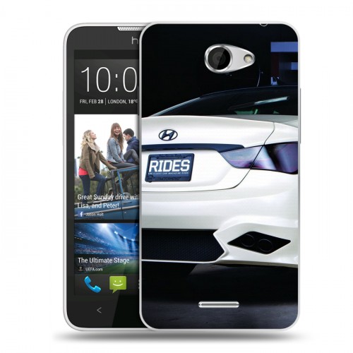 Дизайнерский пластиковый чехол для HTC Desire 516 Hyundai