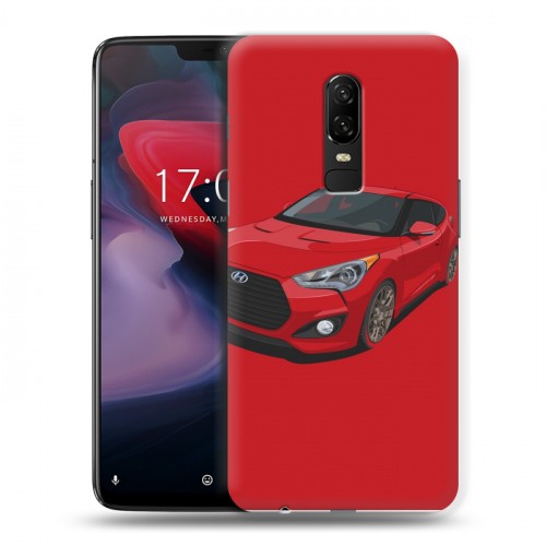 Дизайнерский пластиковый чехол для OnePlus 6 Hyundai