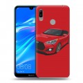 Дизайнерский пластиковый чехол для Huawei Y6 (2019) Hyundai