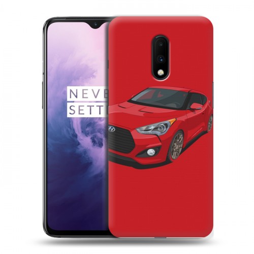 Дизайнерский пластиковый чехол для OnePlus 7 Hyundai