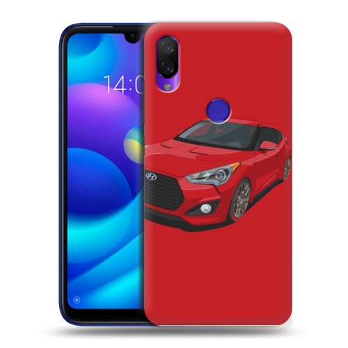 Дизайнерский пластиковый чехол для Xiaomi Mi Play Hyundai