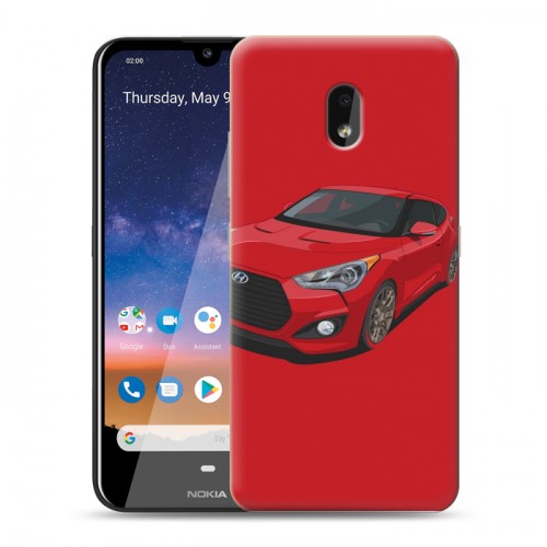 Дизайнерский силиконовый чехол для Nokia 2.2 Hyundai