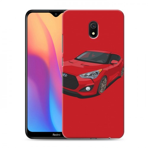 Дизайнерский силиконовый с усиленными углами чехол для Xiaomi RedMi 8A Hyundai