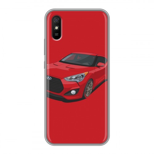 Дизайнерский силиконовый чехол для Xiaomi RedMi 9A Hyundai