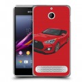 Дизайнерский силиконовый чехол для Sony Xperia E1 Hyundai