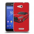 Дизайнерский пластиковый чехол для Sony Xperia E4g Hyundai