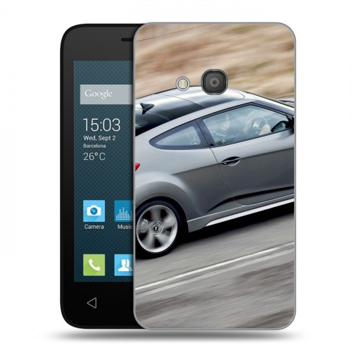 Дизайнерский силиконовый чехол для Alcatel One Touch Pixi 4 (4) Hyundai