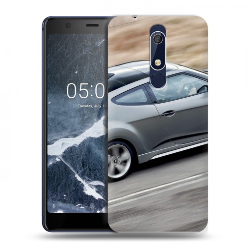 Дизайнерский пластиковый чехол для Nokia 5.1 Hyundai