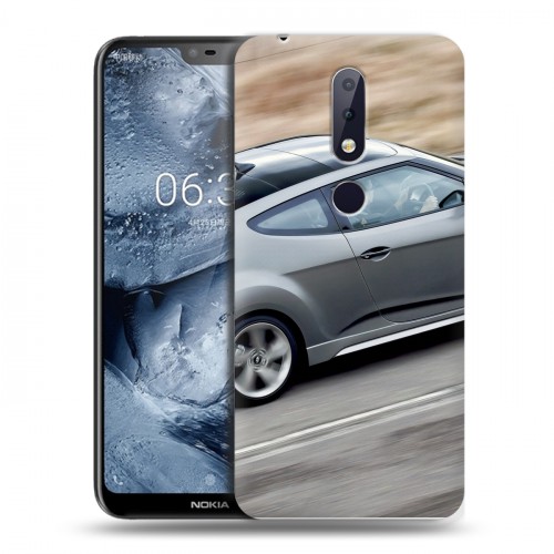 Дизайнерский пластиковый чехол для Nokia 6.1 Plus Hyundai