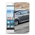 Дизайнерский пластиковый чехол для Huawei Ascend D2 Hyundai