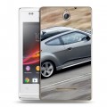 Дизайнерский пластиковый чехол для Sony Xperia E Hyundai