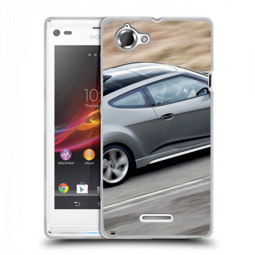 Дизайнерский пластиковый чехол для Sony Xperia L Hyundai