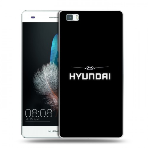 Дизайнерский пластиковый чехол для Huawei P8 Lite Hyundai