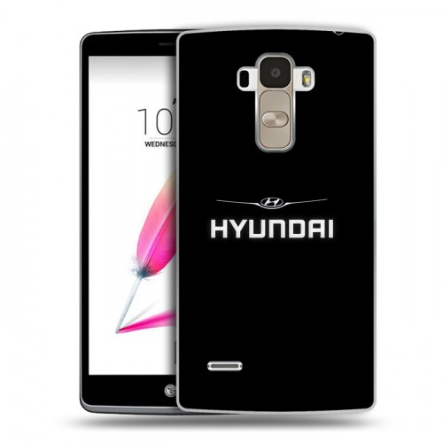 Дизайнерский силиконовый чехол для LG G4 Stylus Hyundai