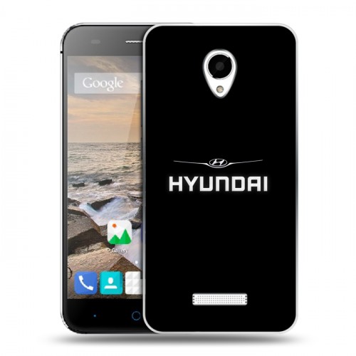 Дизайнерский силиконовый чехол для Micromax Canvas Spark Hyundai