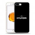 Дизайнерский пластиковый чехол для Iphone 7 Plus / 8 Plus Hyundai